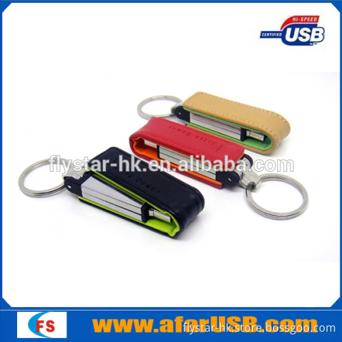 Hot sale promotional,custom,brand leather usb flash drive 8GB with data ,printing logo service